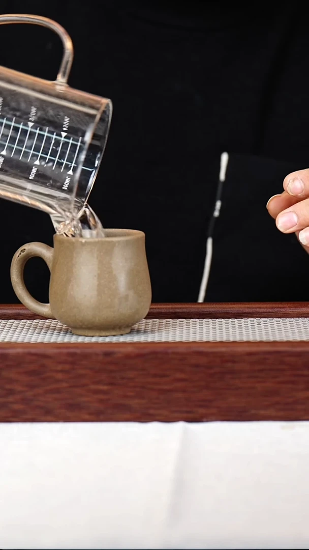 茶壶紫砂宜兴紫砂主人杯手把杯80CC 0024