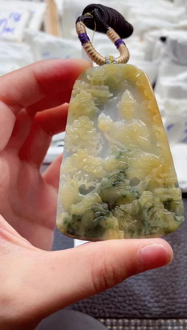 颈饰未镶嵌翡翠00006558大势至