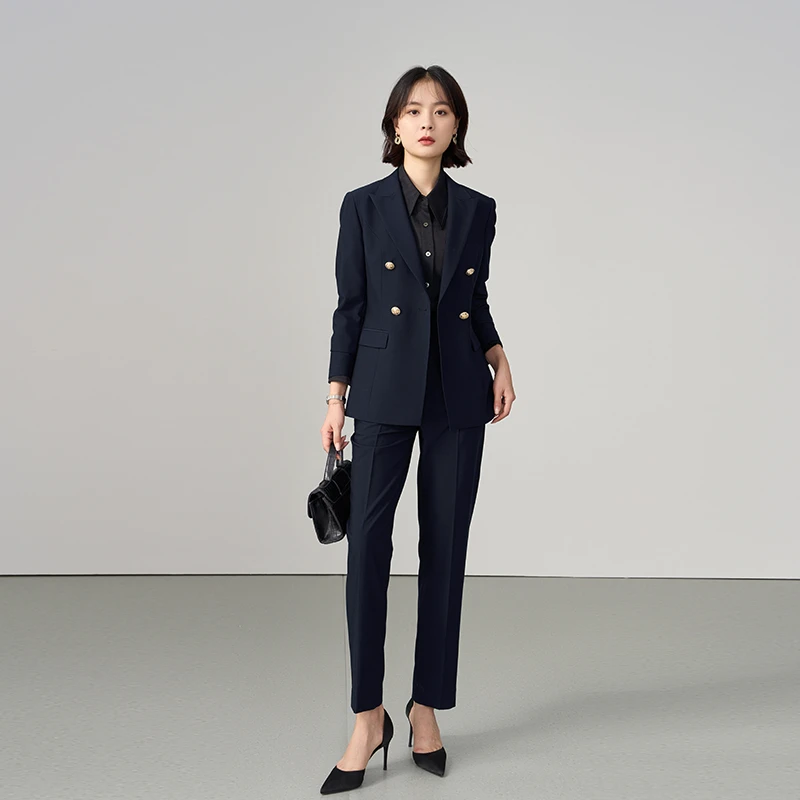 伯德小姐职业西装套装女装秋季高级感新款正装大学生面试西服外套