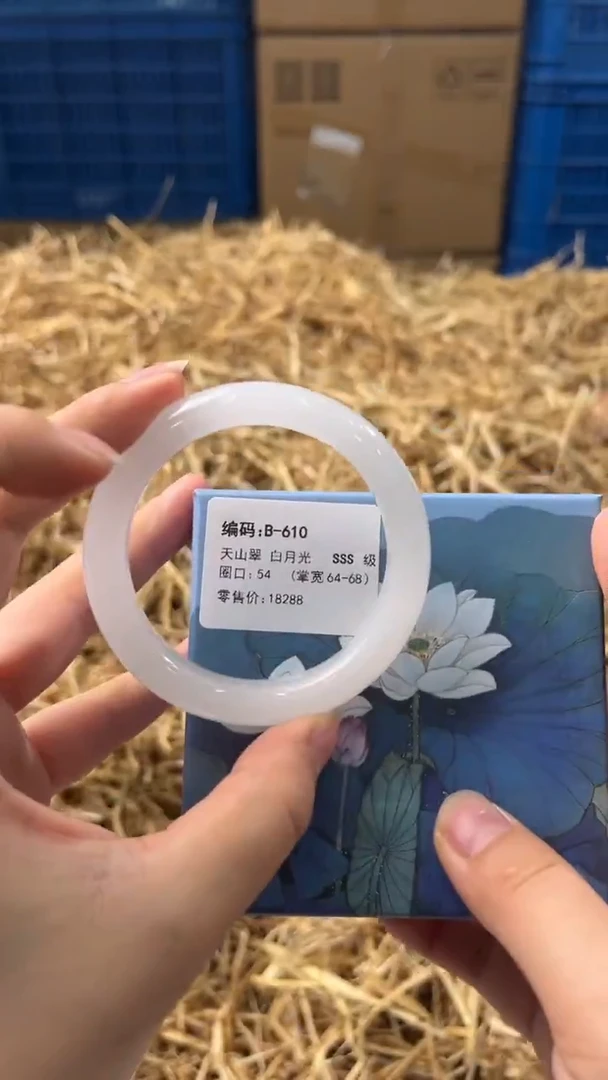 未镶嵌手镯石英质玉B-610