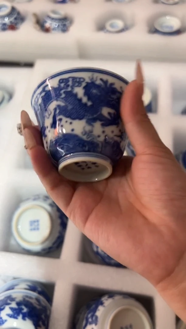 瓷片景德镇瓷器茶器茶杯