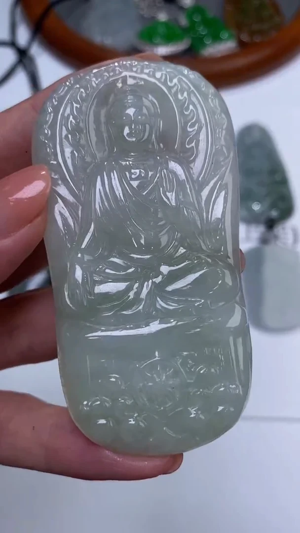 未镶嵌挂件翡翠301504