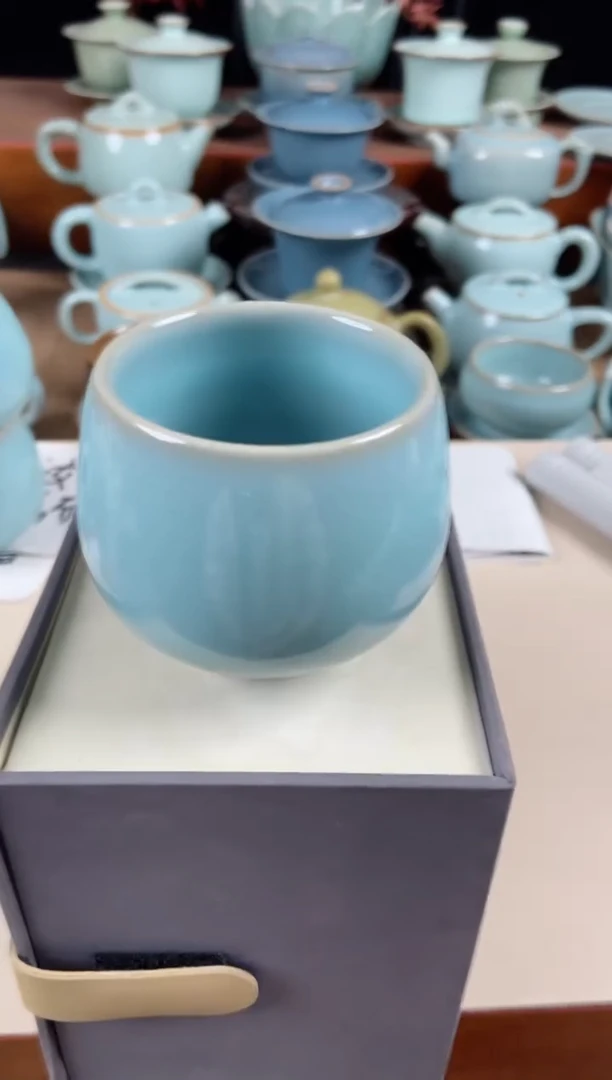 【闪购商品】其他微瑕龙蛋收口杯纯手拉原泥胎手签底款