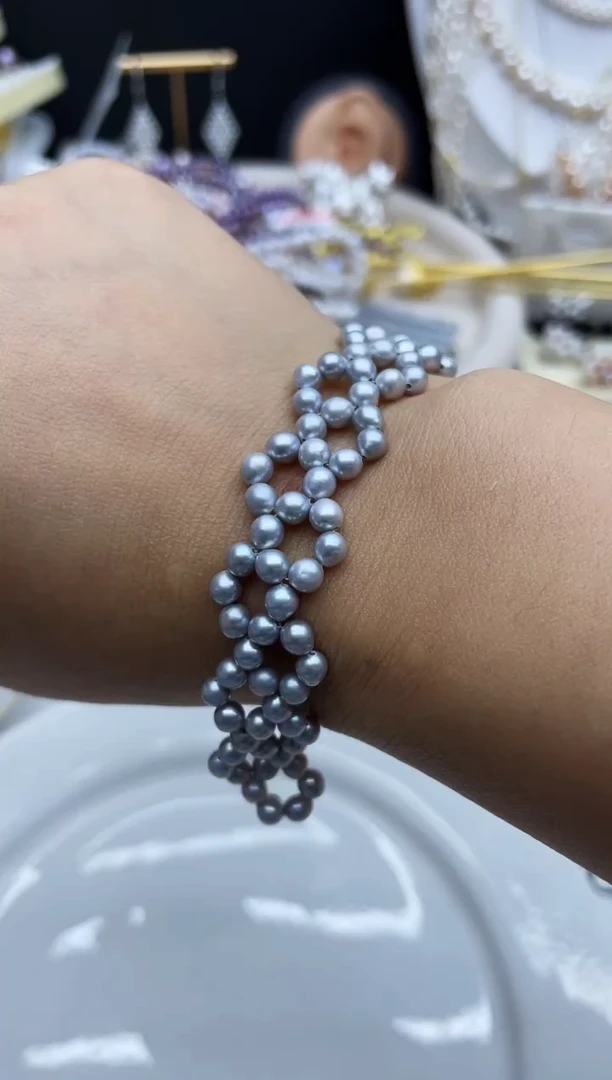 未镶嵌手链淡水珍珠手链