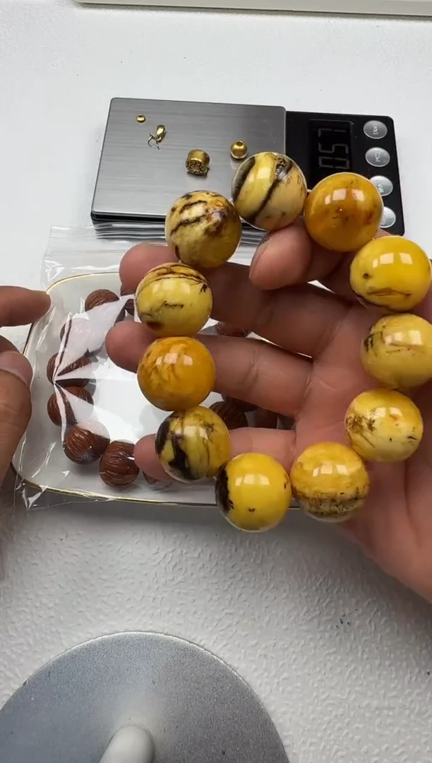 手链蜜蜡未镶嵌蜜蜡