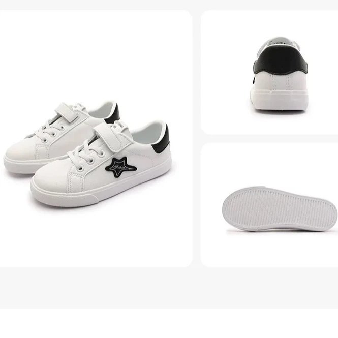 大东中童休闲鞋童鞋2025春季新款时尚休闲魔术贴平底低跟Q1407