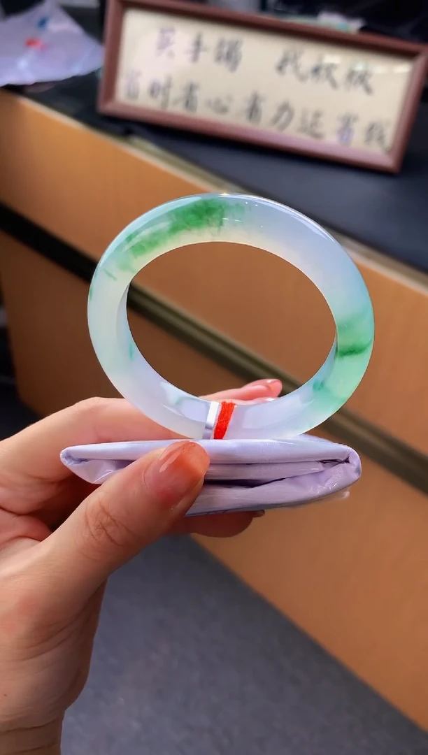 未镶嵌手镯翡翠-C155 圈口 51.7全款25万 定金2万