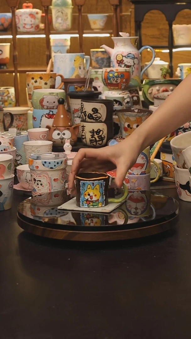 景德镇釉下彩绘设计师款式陶瓷