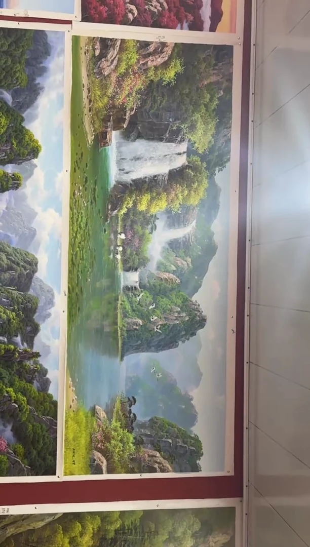 油画【66号】约2.2米丨朝鲜原创纯手绘孤品油画丨顺丰包邮