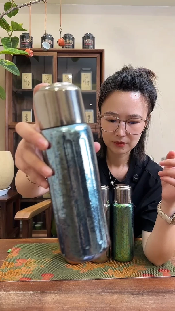 500毫升纯钛蓝色