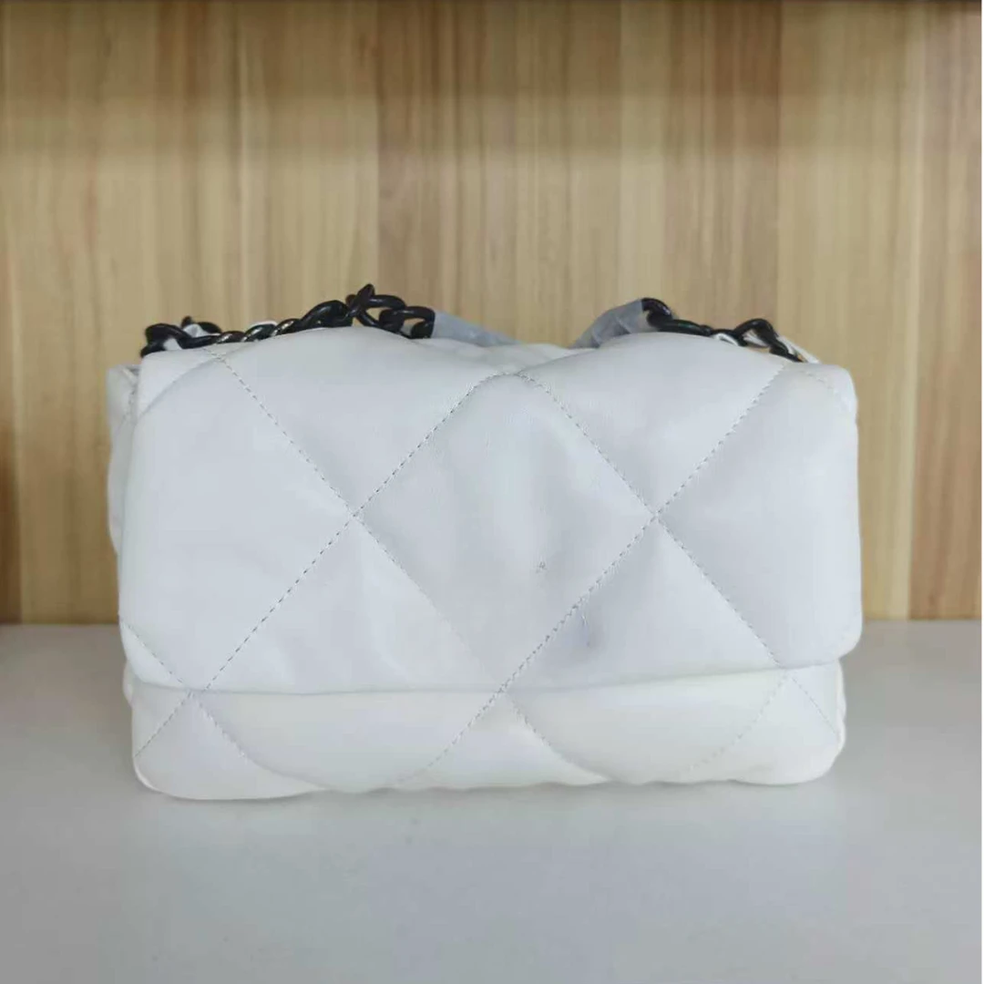 《E73》轻奢时尚定制款手提斜挎女包 X9002 白色（尺寸26*8*16）