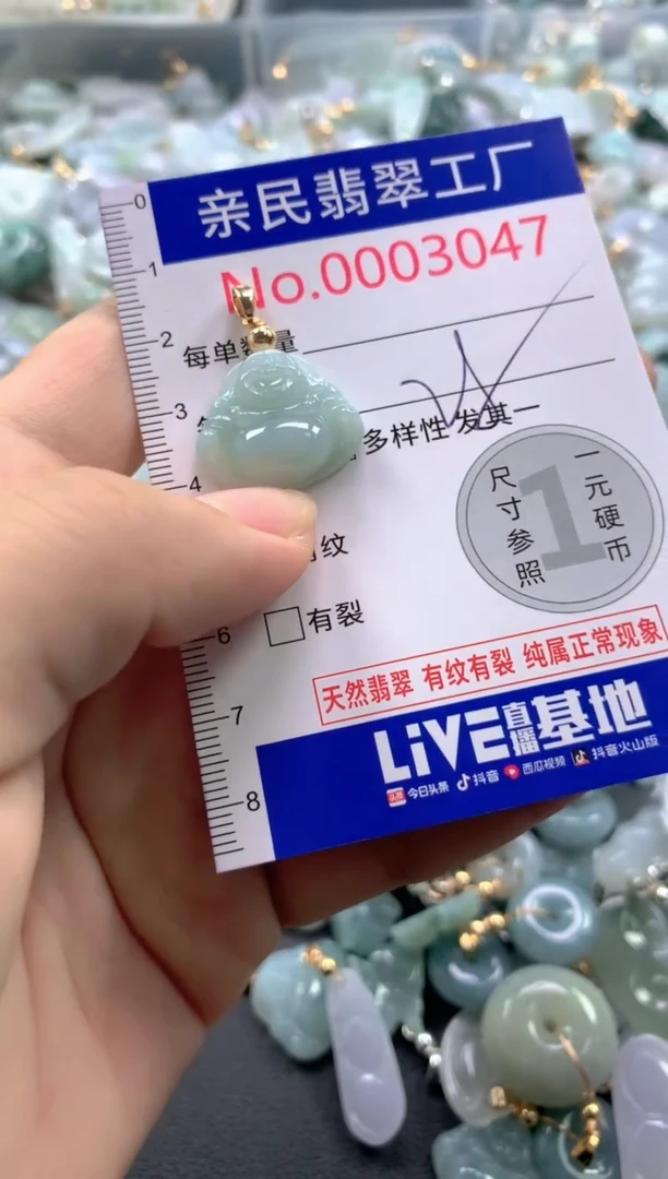 颈饰未镶嵌翡翠3047