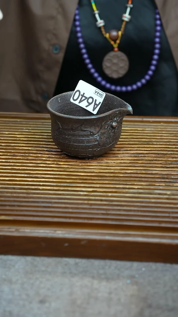 万古烧粗陶手工茶具