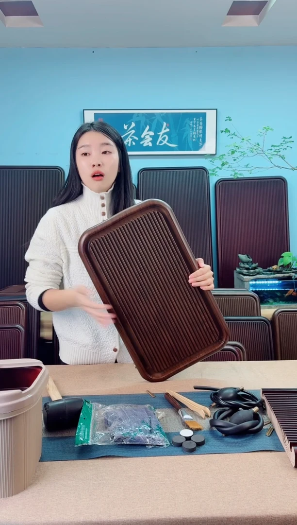 X****?50*30*4大海黄褐色款式茶盘