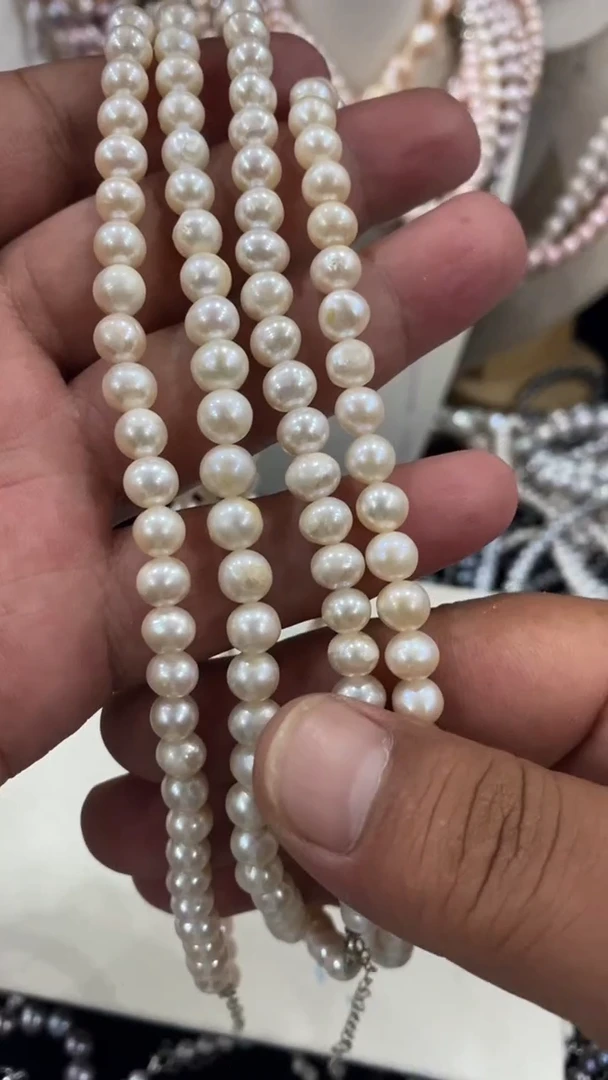 项链合金淡水珍珠1