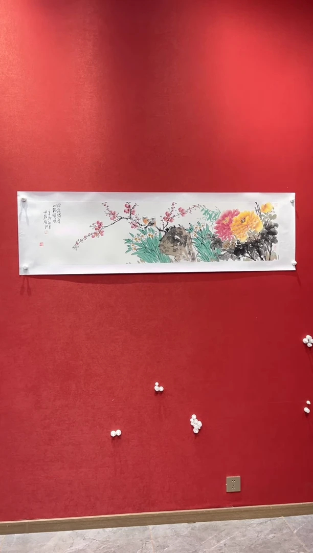 国画田哲老师现场创作 37