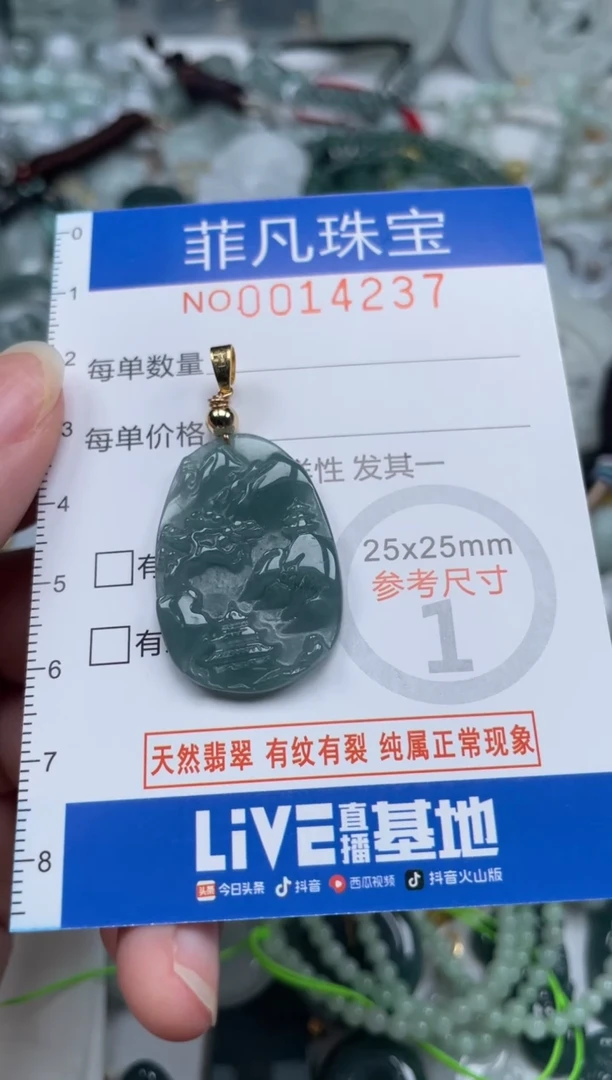 颈饰未镶嵌翡翠14237