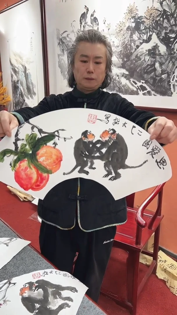 国画周大拙/国画/花鸟