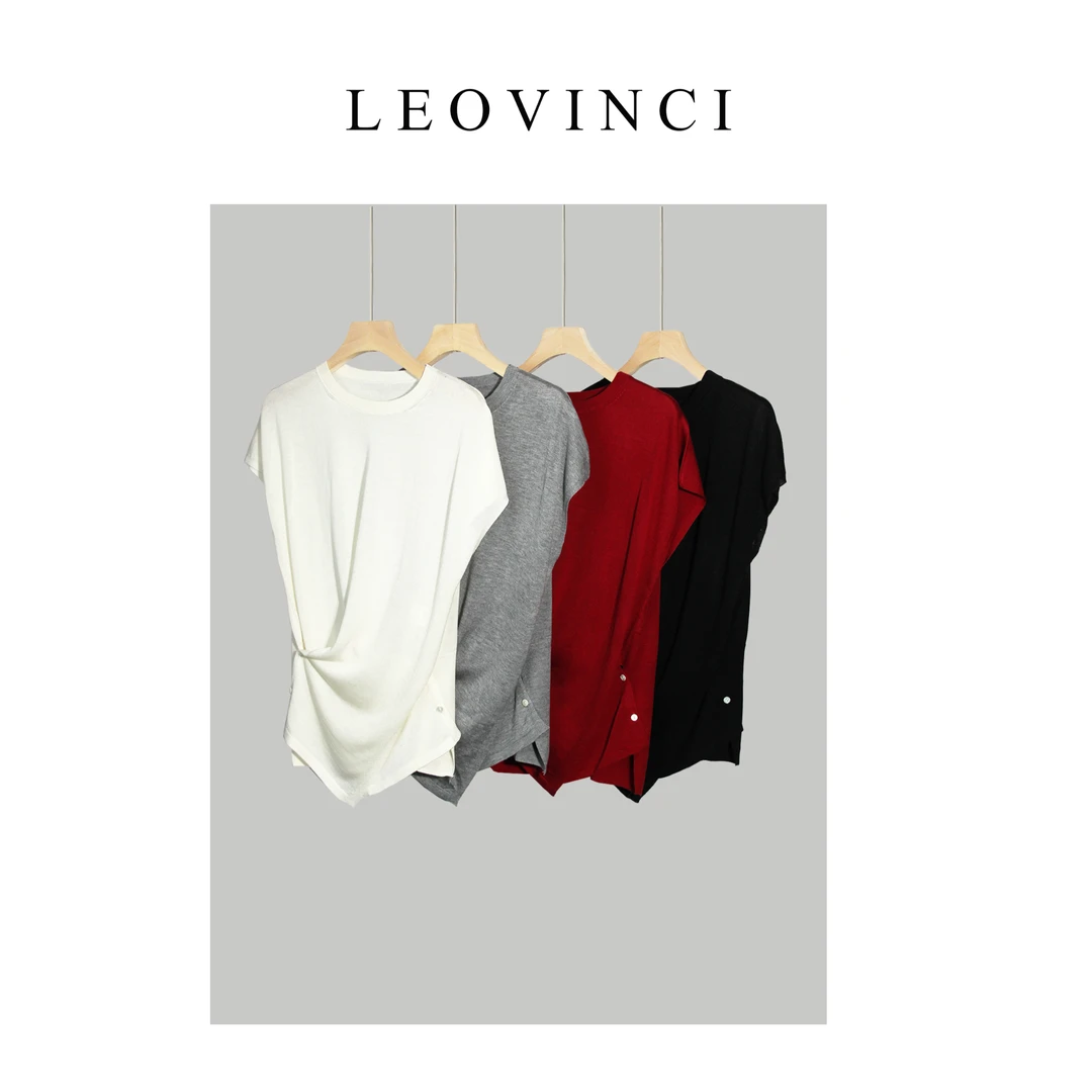 【小蛮腰】莱塞尔+桑蚕丝  常规纯色套头款女装百搭设计款02-02058