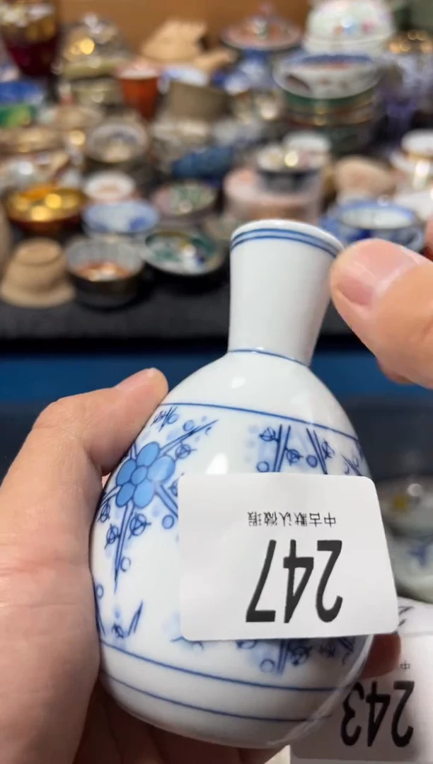 瓷片马*灵夏目海外回流瓷器中古品。