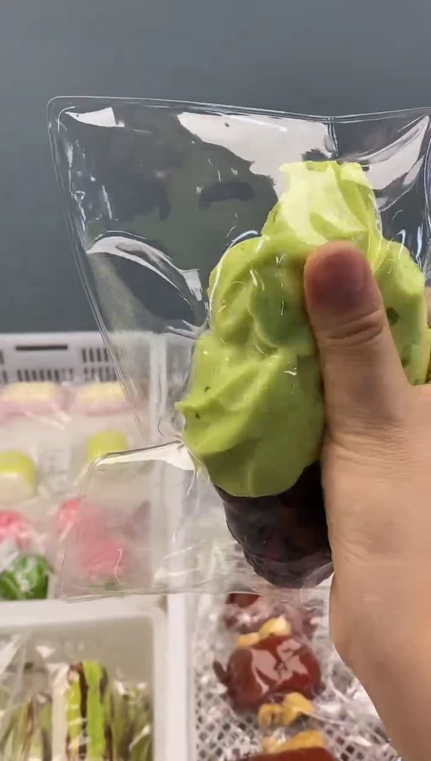 硅胶抹茶冰激凌乳膏硅胶捏捏