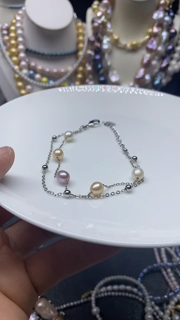 颈饰未镶嵌淡水珍珠多人手链