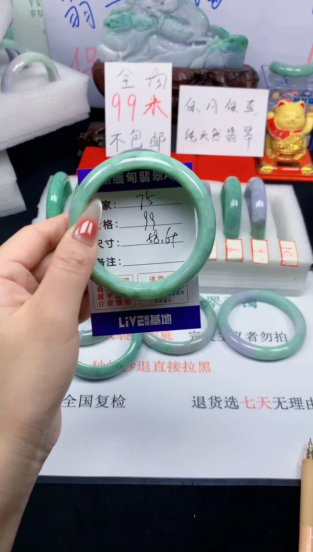 未镶嵌手镯翡翠75