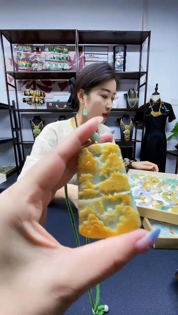 颈饰未镶嵌翡翠翡翠吊坠