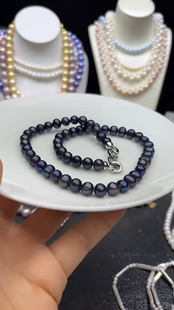 淡水珍珠未镶嵌颈饰多人