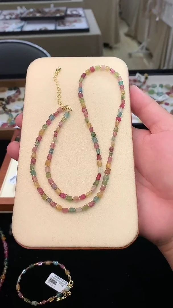 未镶嵌手链碧玺独家设计款 多样性发其一