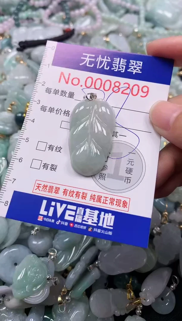 吊坠(不含链)未镶嵌翡翠8209