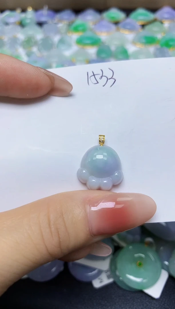 翡翠未镶嵌颈饰 天然缅甸翡翠A货