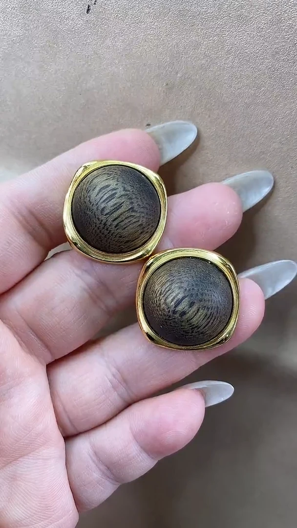 沉香吊坠耳环耳环