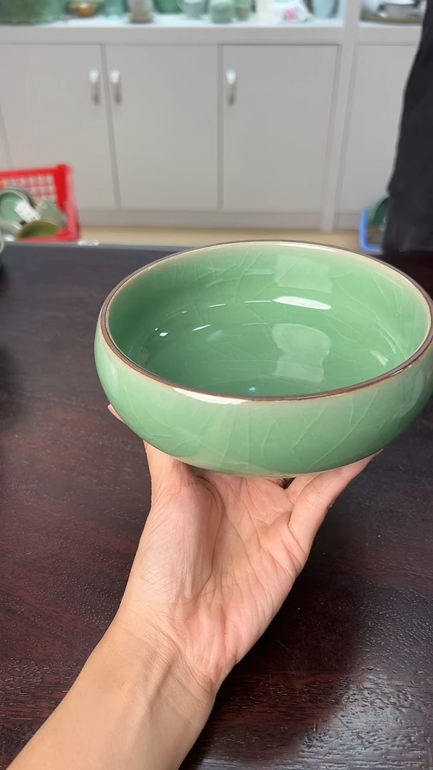 龙泉云间青瓷小米茶器