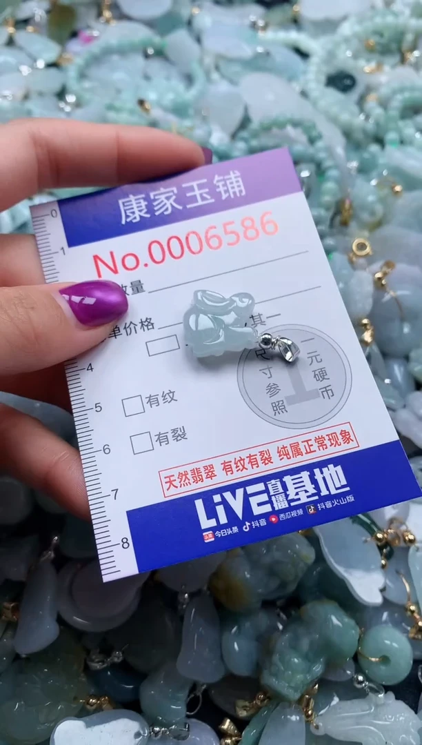 颈饰未镶嵌翡翠6586