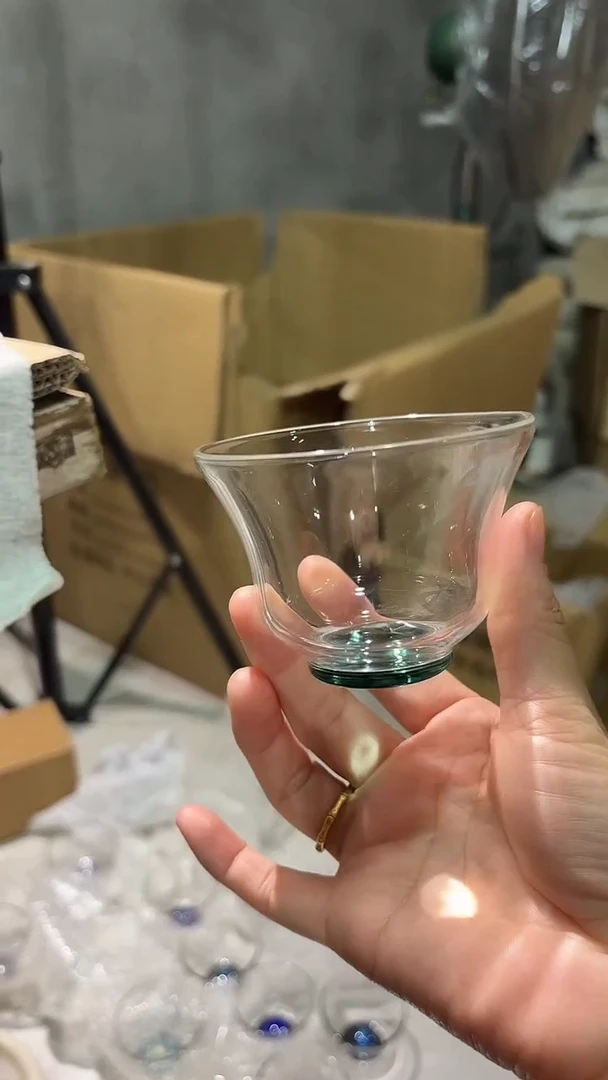 清杯墨绿杯  2只