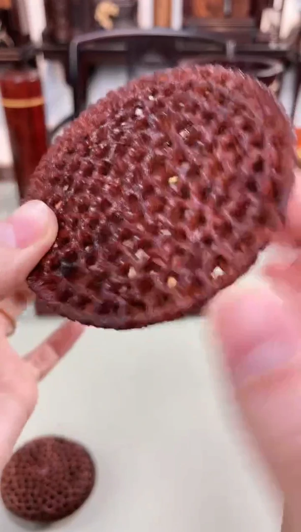紫檀木类成套家具鬼工杯垫