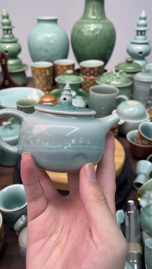 特价福利 微瑕 慧仙青瓷