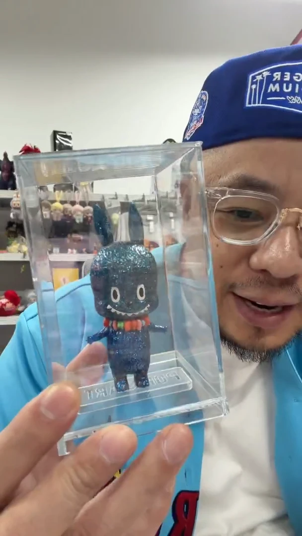 拉嘎布蓝闪小雀斑小胶一个带展示盒