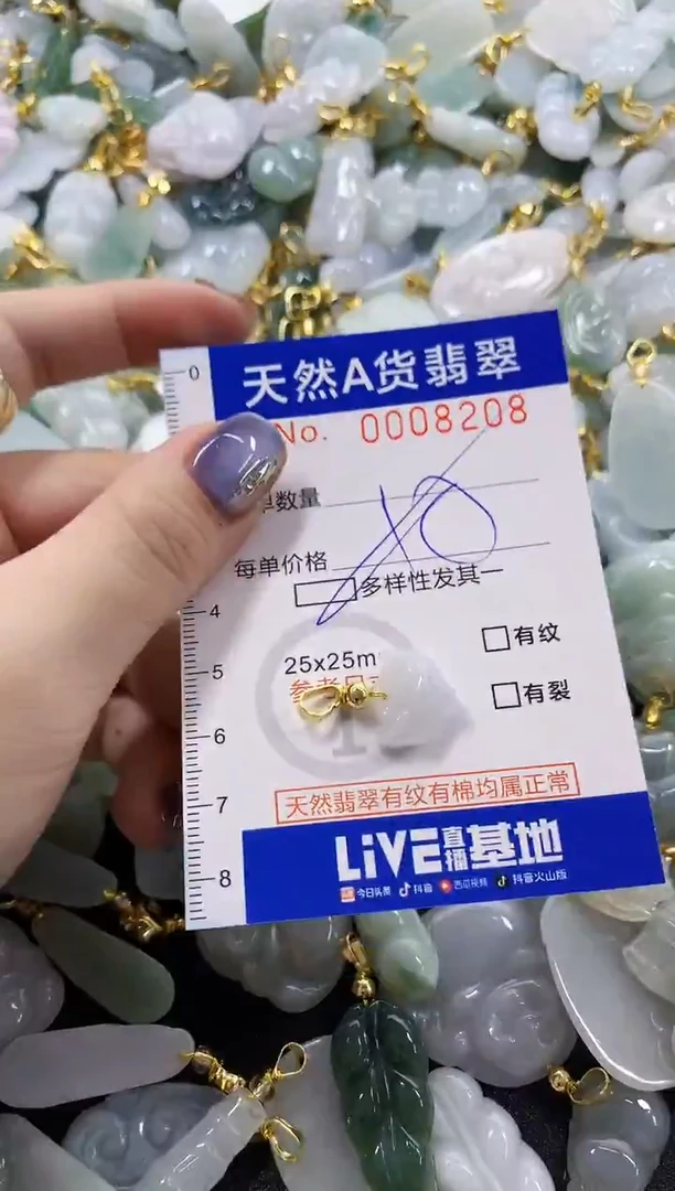 颈饰未镶嵌翡翠天然A货翡翠