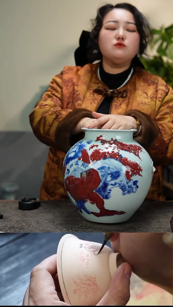 【闪购商品】216国企好瓷推荐官钟馗赏瓶