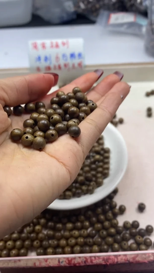 【闪购商品】檀香木散珠w985沉沉6mm*10颗