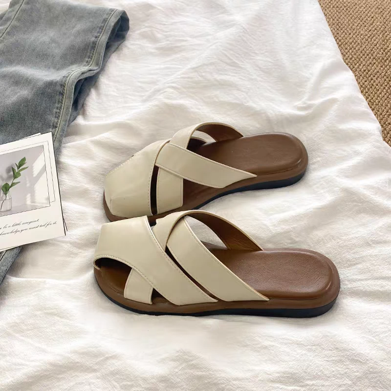 轩美诗夏季气质爆款皮拖523-60108