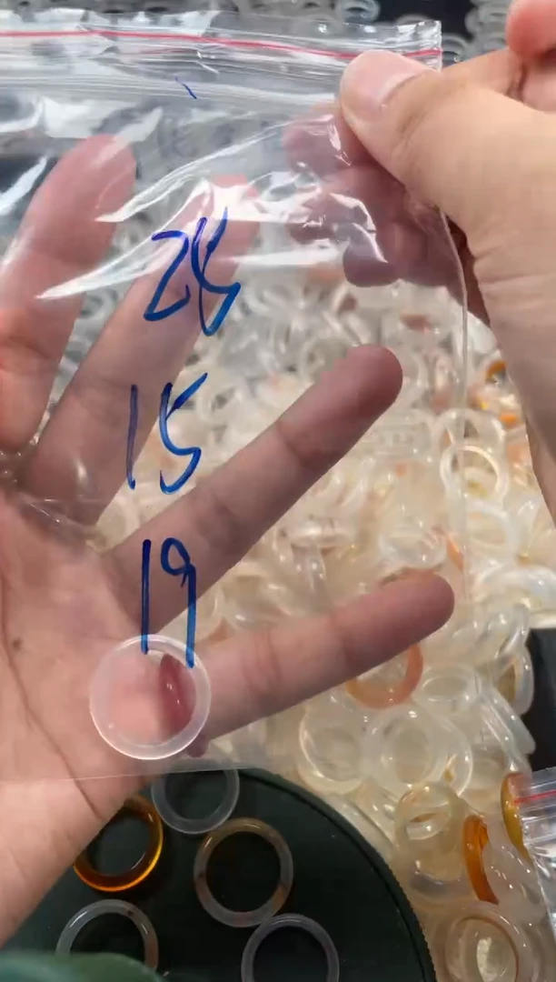 玛瑙/玉髓戒圈未镶嵌25
