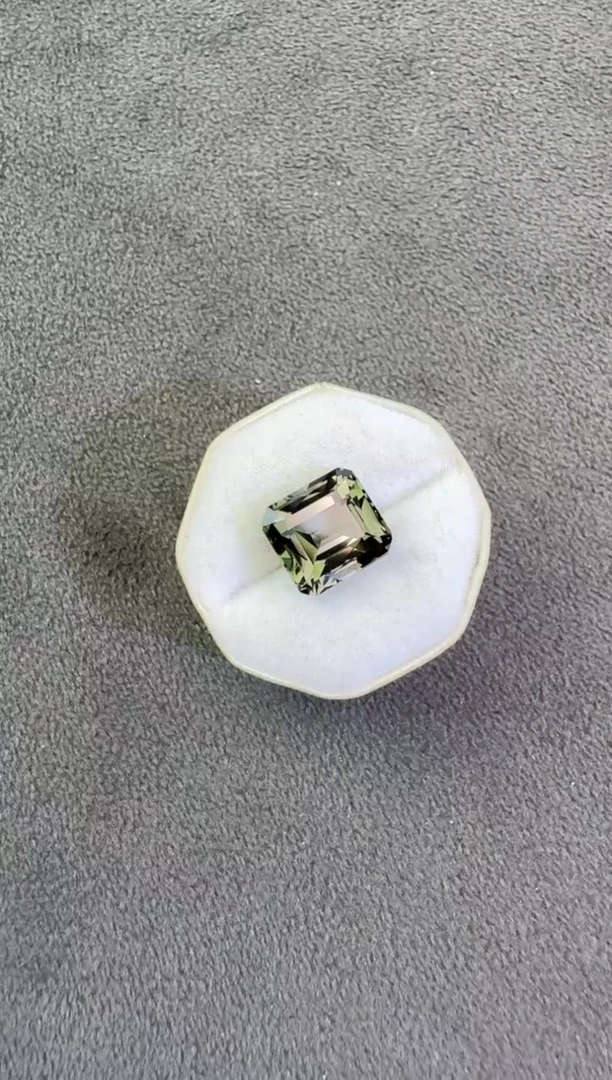 碧玺珠宝半成品未镶嵌包***影3.43ct