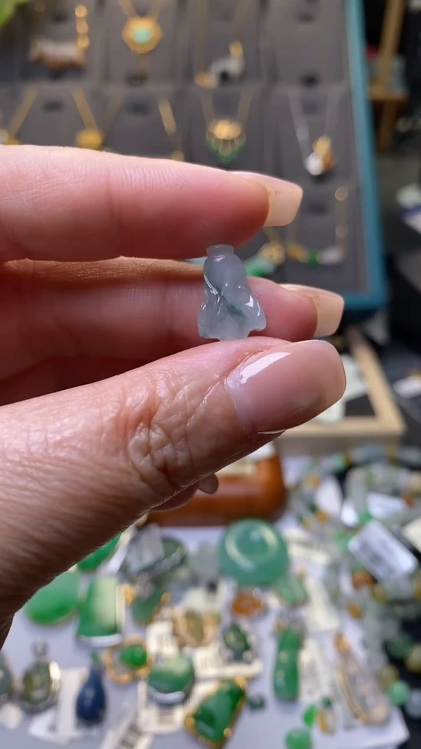 颈饰未镶嵌翡翠净货38159