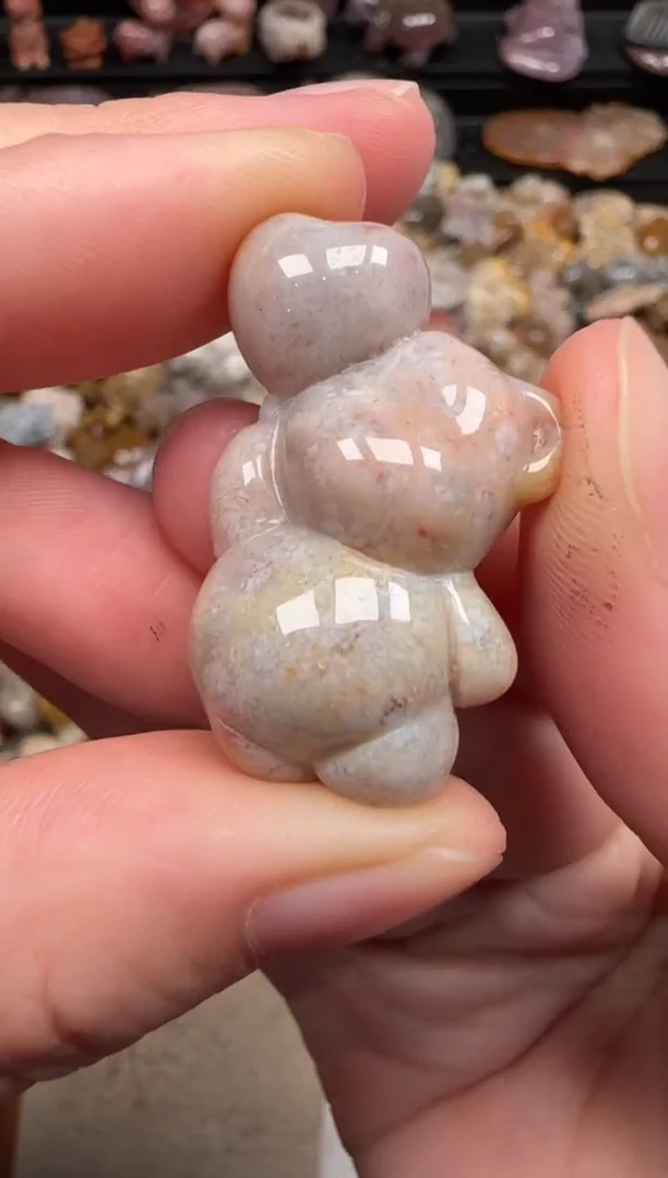 硅化珊瑚（珊瑚玉）未镶嵌颈饰221