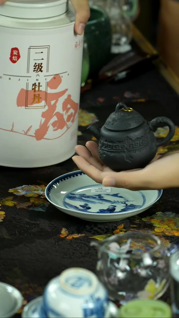 中秋国庆景德镇手绘瓷器