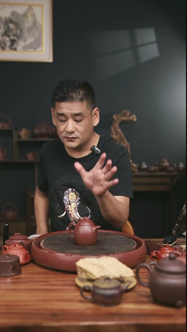 茶壶紫砂8号平台底槽清秦权230CC微瑕