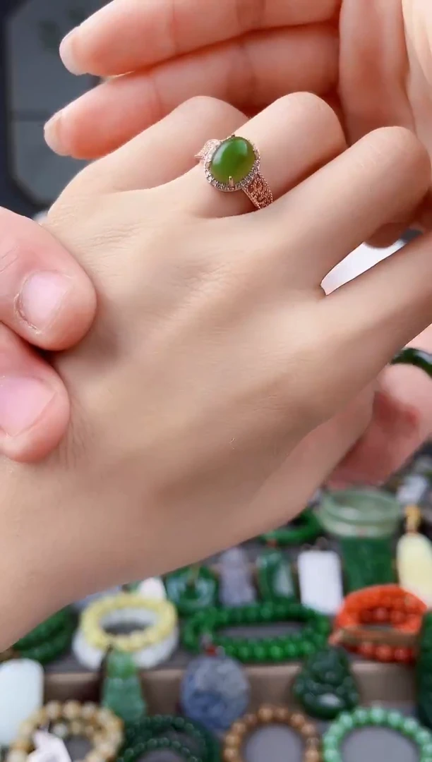 颈饰银S925镶嵌和田玉多样性发货拍一单发一个